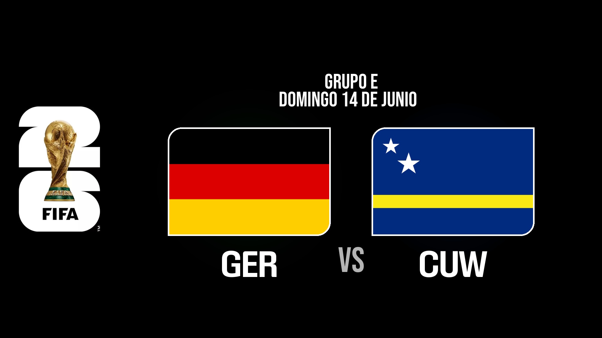 Alemania vs Curazao