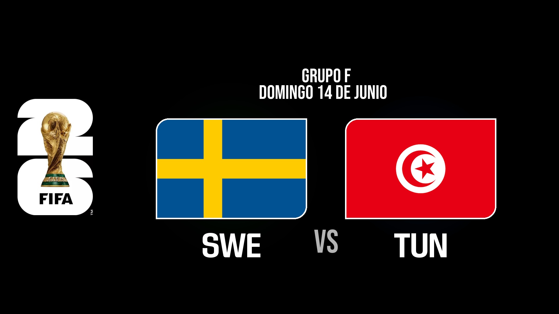Suecia vs Túnez