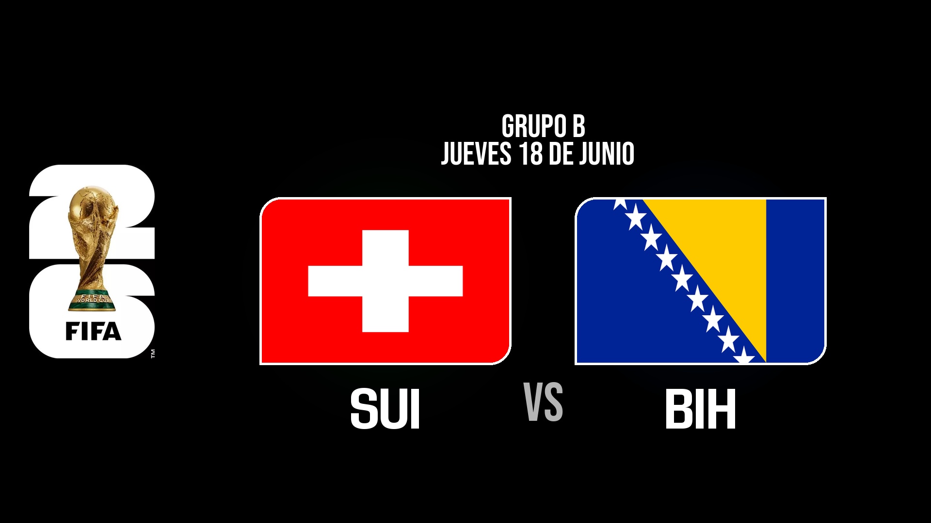 Suiza vs Bosnia y Herzegovina