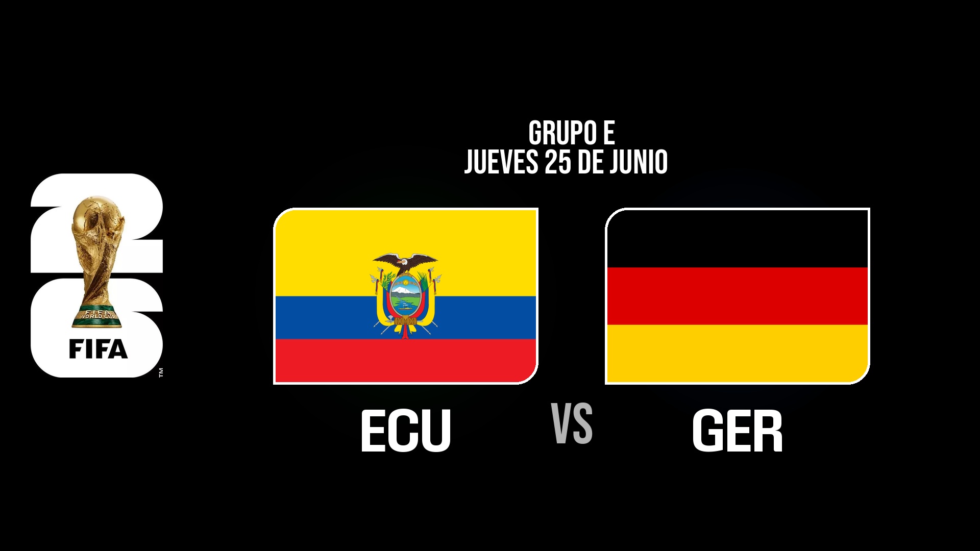 Ecuador vs Alemania