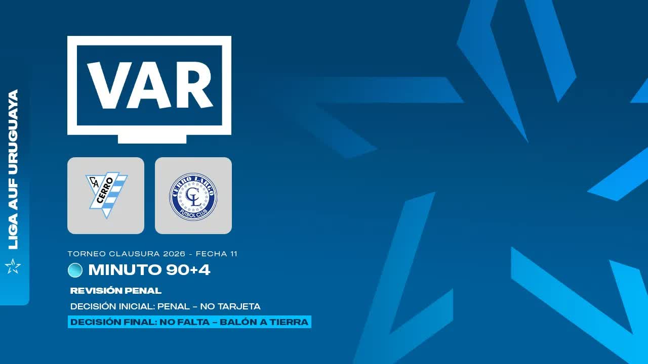 Cerro vs. Cerro Largo (Min 90+4)