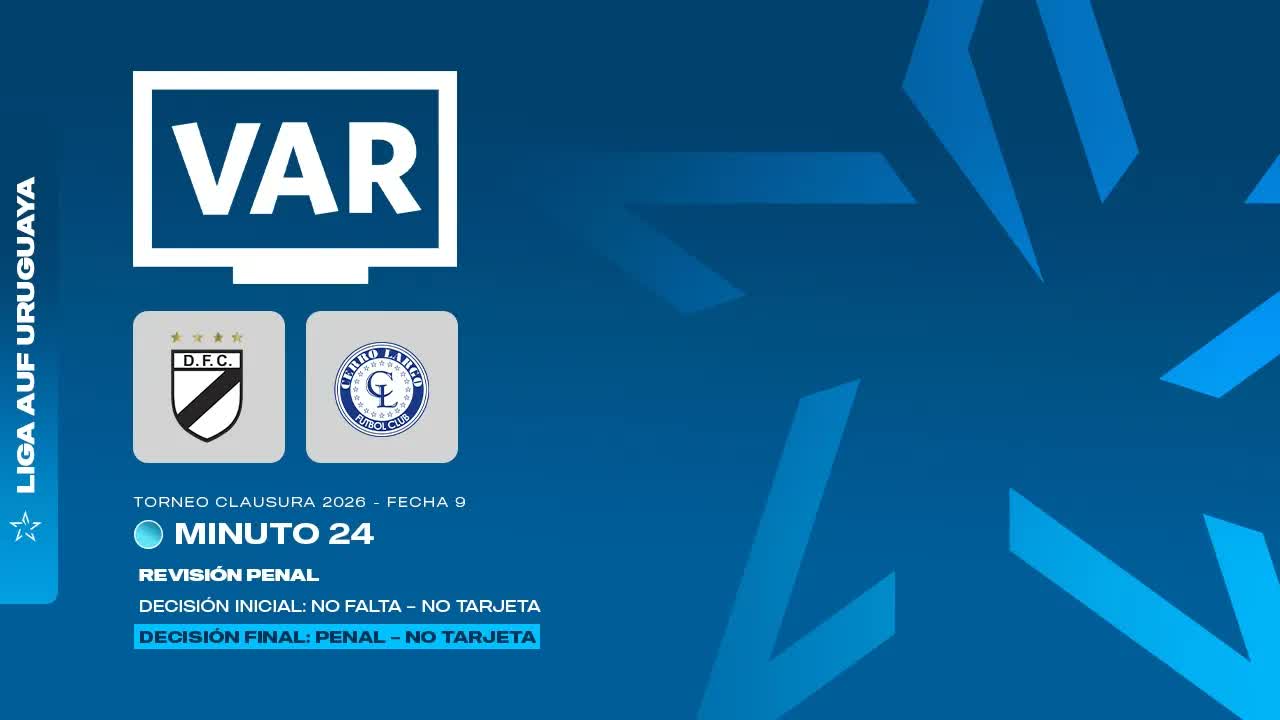 Danubio vs. Cerro Largo (Min 24)
