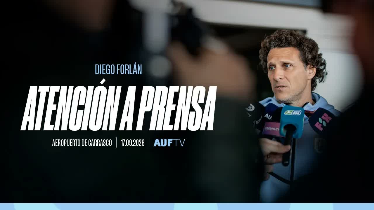 Atención a prensa ｜ Diego Forlán