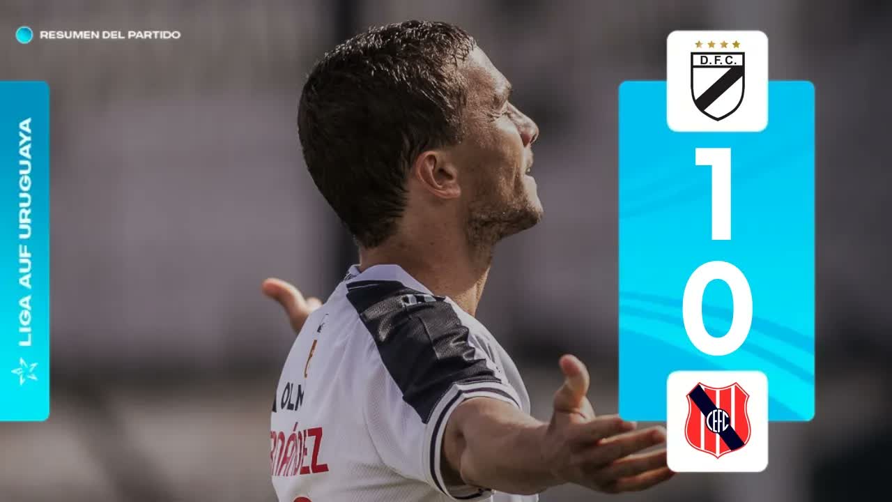 Danubio 1 vs 0 Central Español