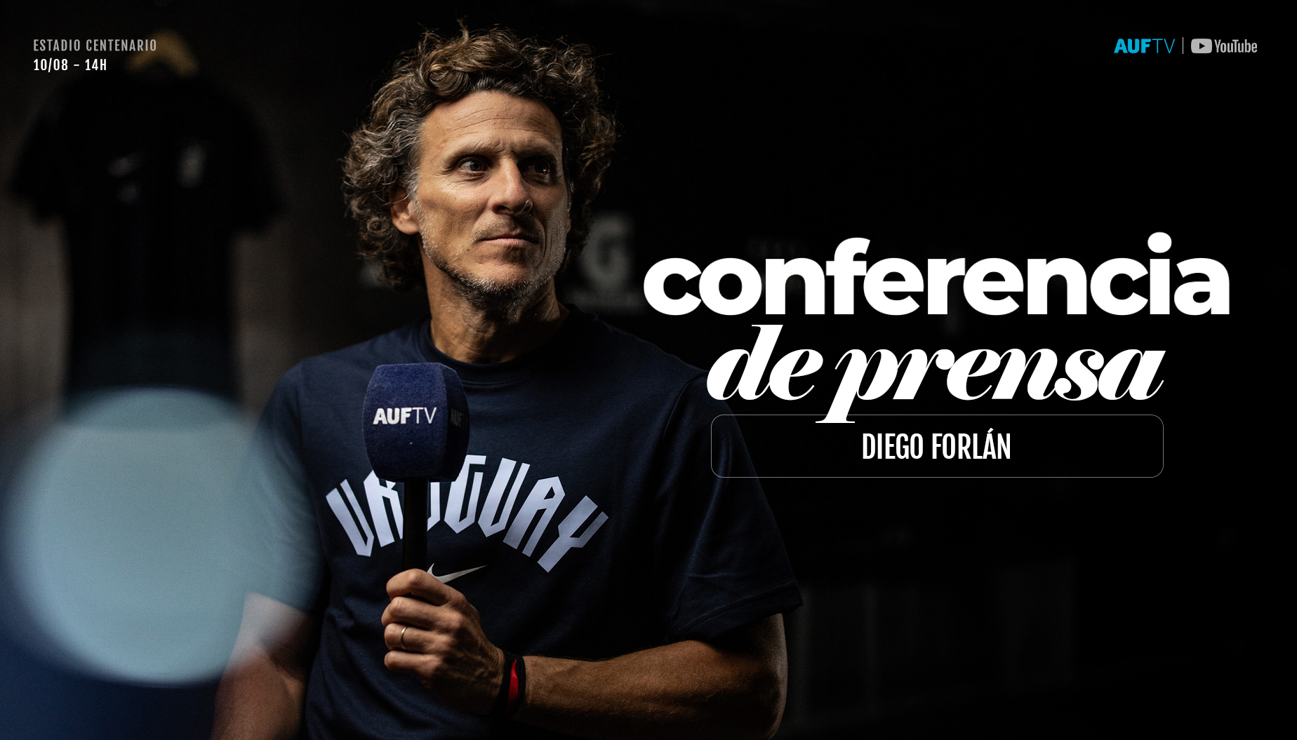 Conferencia de Prensa Diego Forlán