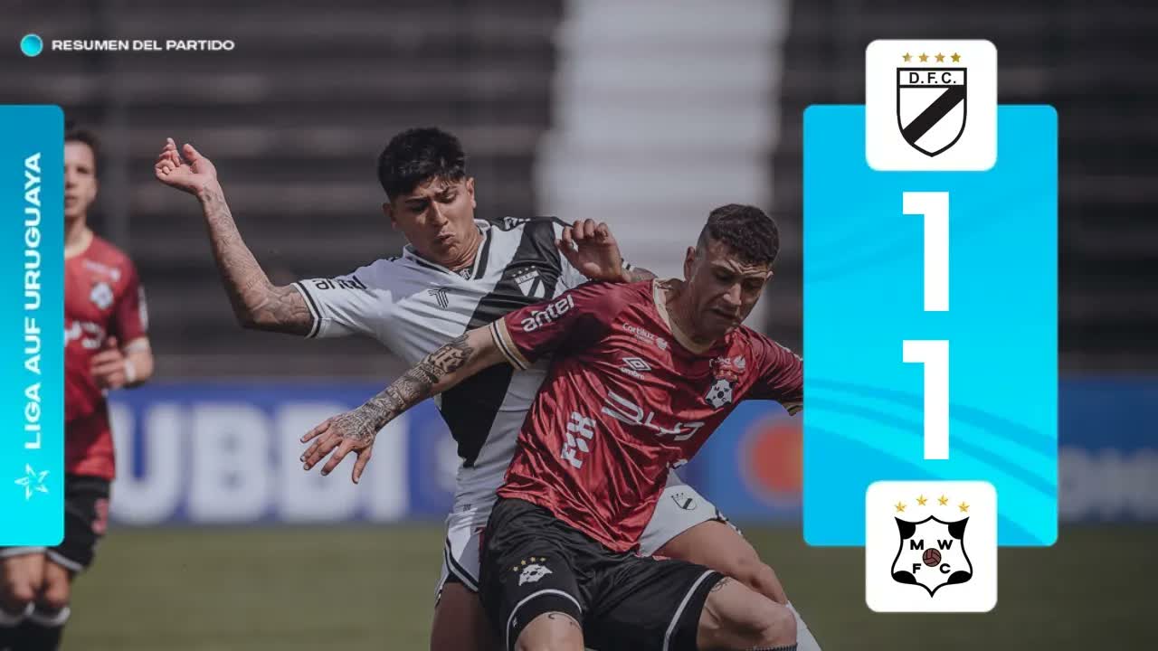 Danubio 1 vs 1 Wanderers