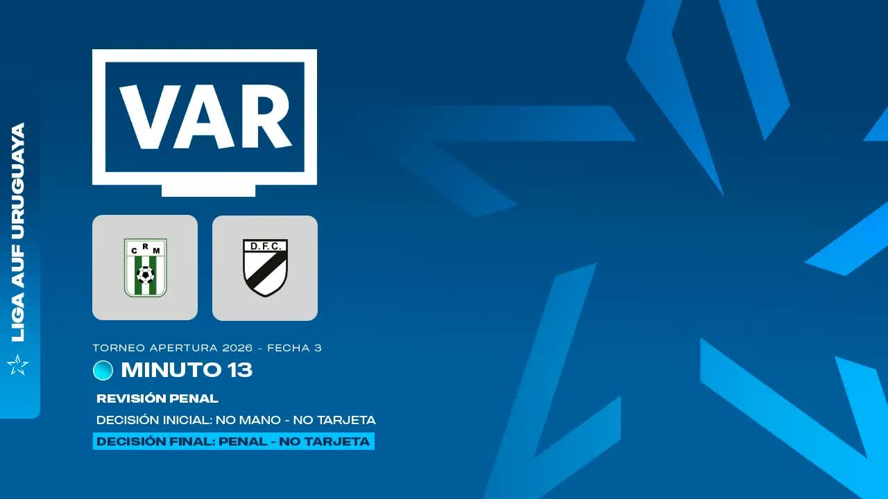 Racing vs Danubio (min 13)