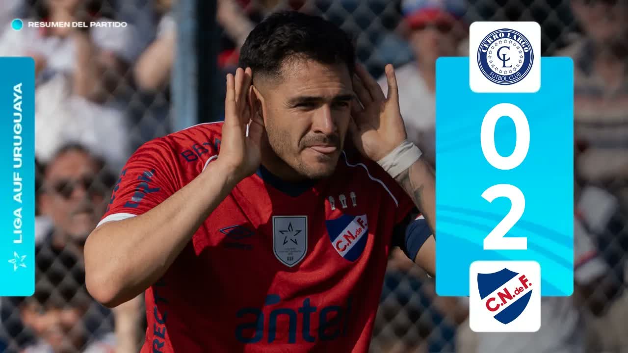 Cerro Largo 0 vs 2 Nacional