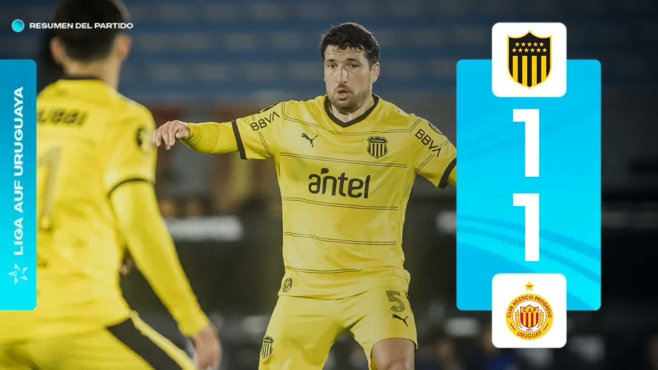 Peñarol 1 vs 1 Progreso