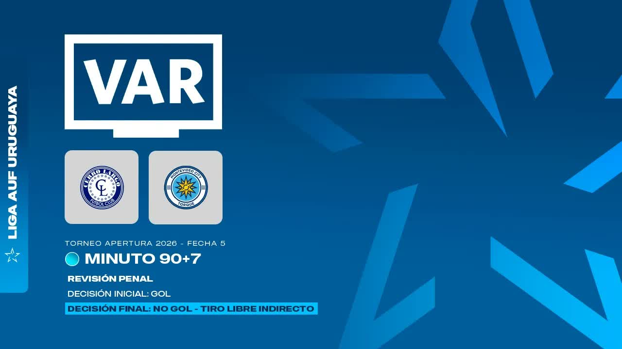 Cerro Largo vs Montevideo City Torque (min 90+7)