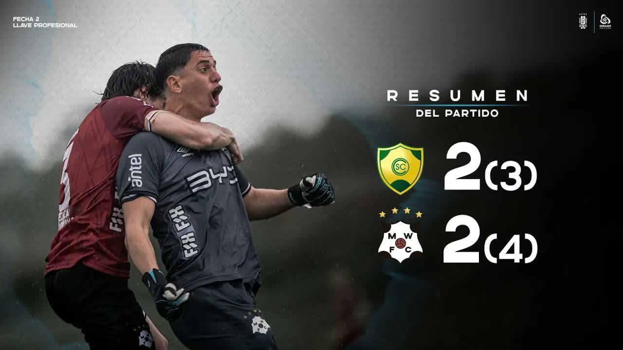 Cerrito 2(3) vs (4)2 Wanderers