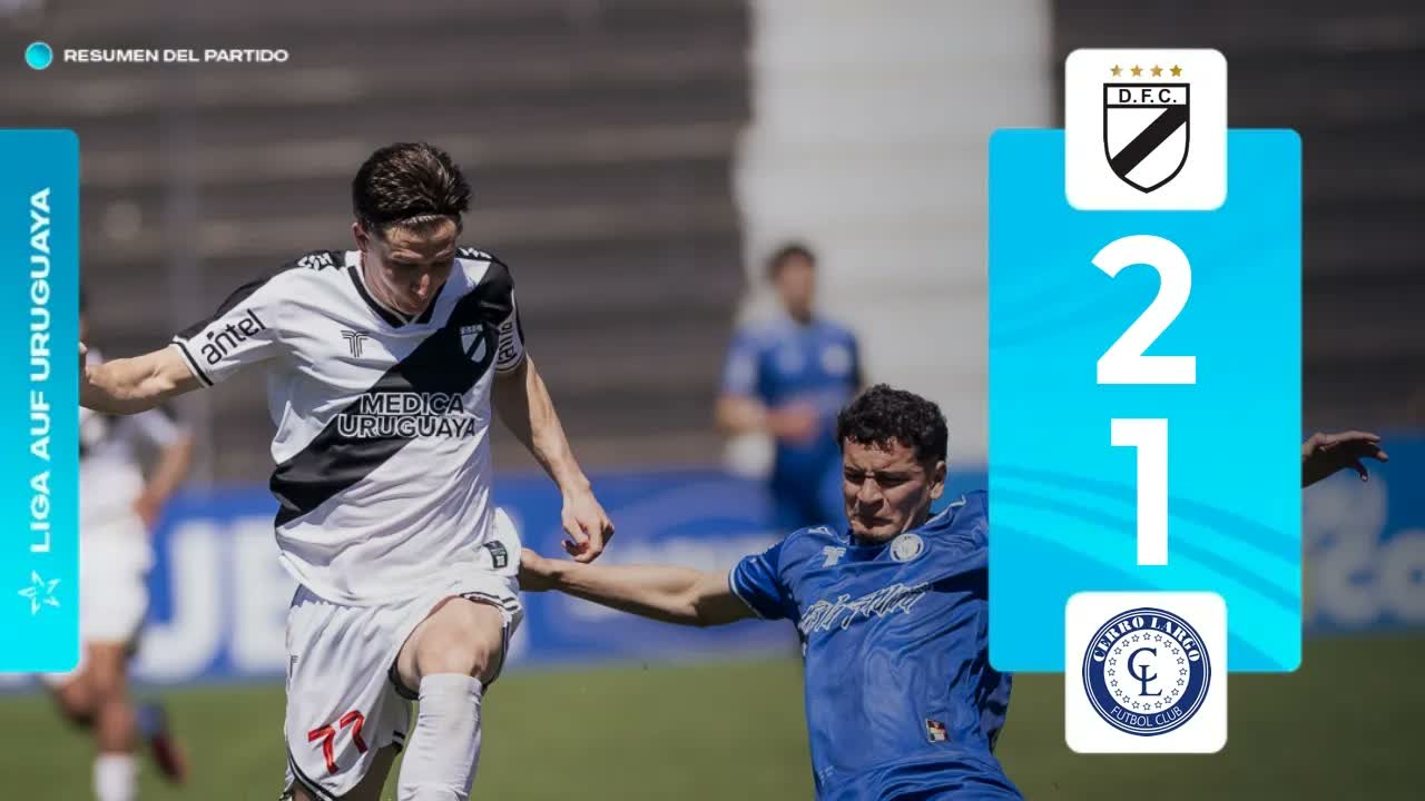 Danubio 2 vs 1 Cerro Largo