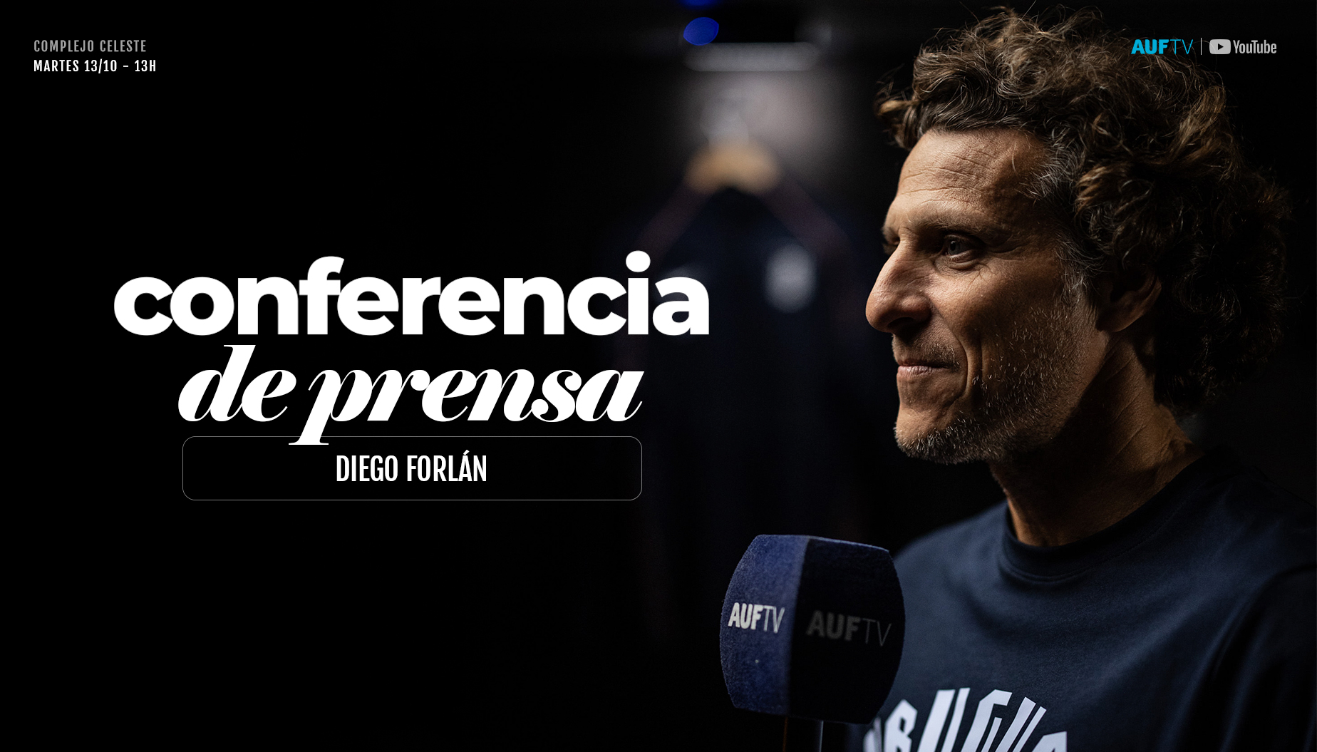 Conferencia de Prensa Diego Forlán