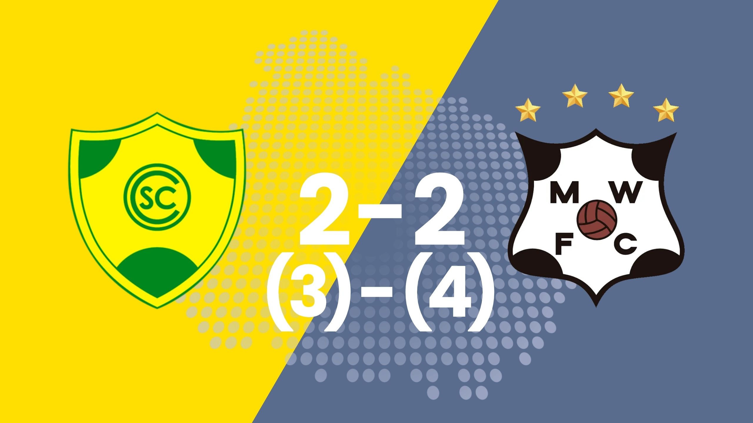 Cerrito 2(3) vs (4)2 Wanderers