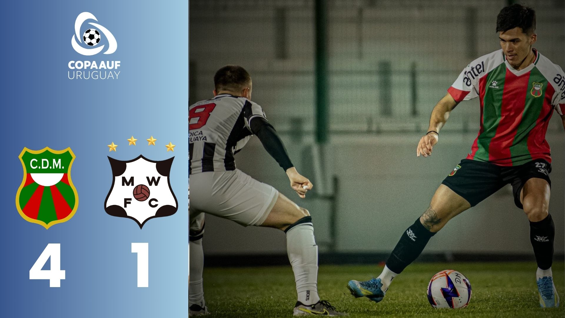 Deportivo Maldonado 4 vs 1 Wanderers