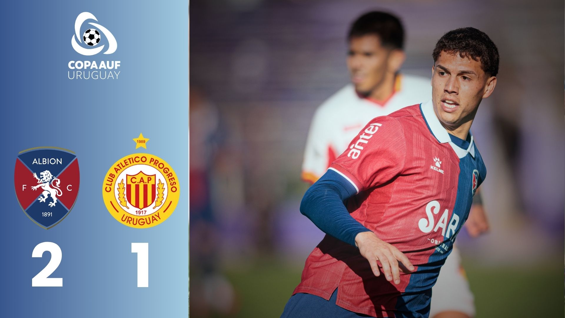Albion 2 vs 1 Progreso