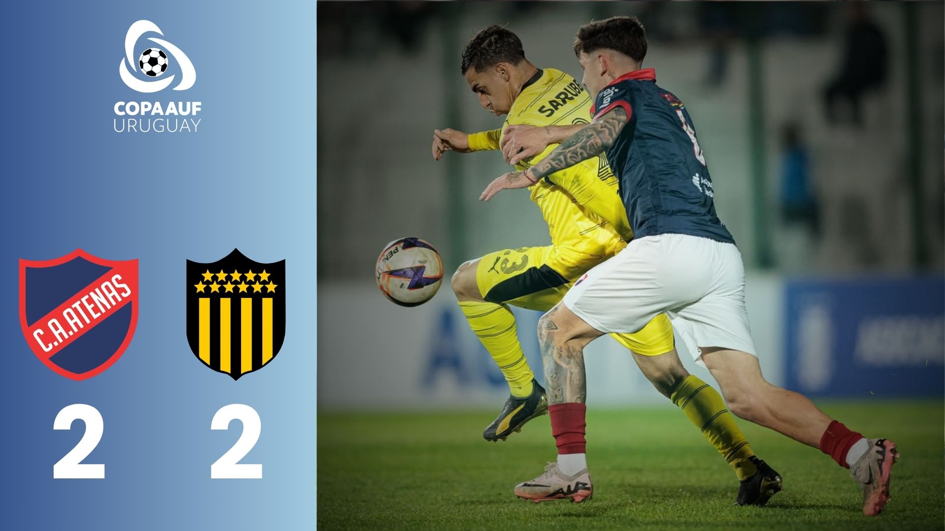Atenas 2 vs 2 Peñarol